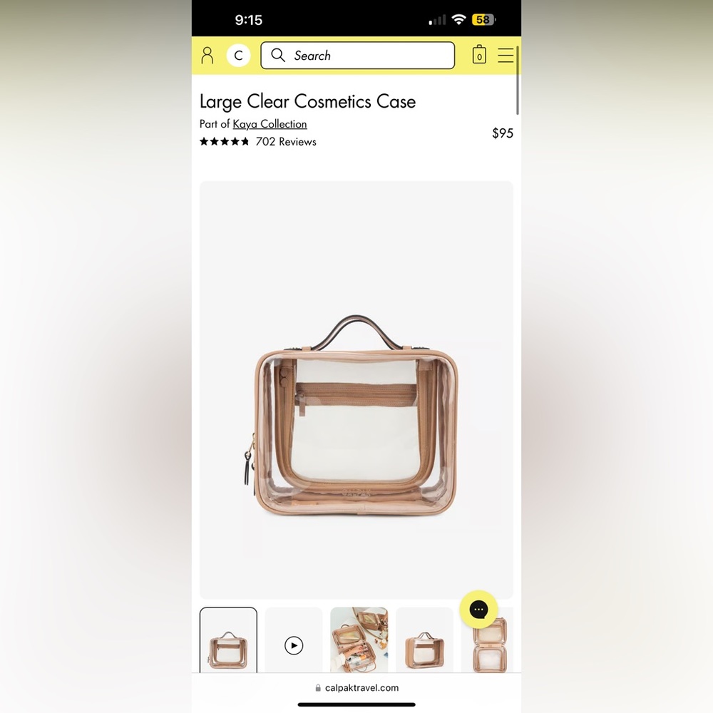 CALPAK Cosmetics Case